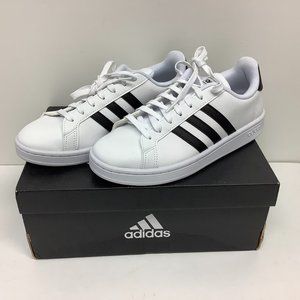 Adidas Women's Grand Court Sneaker 7.5 White/Black/White